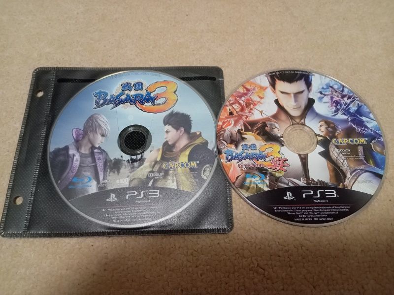 PS3 戦国BASARA 3／3 宴 2本セット バサラ　ソフトのみ　中古