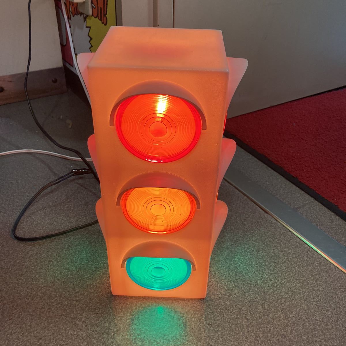 本物◇ アメリカグラフティー 信号機 ライト 照明器具レトロ