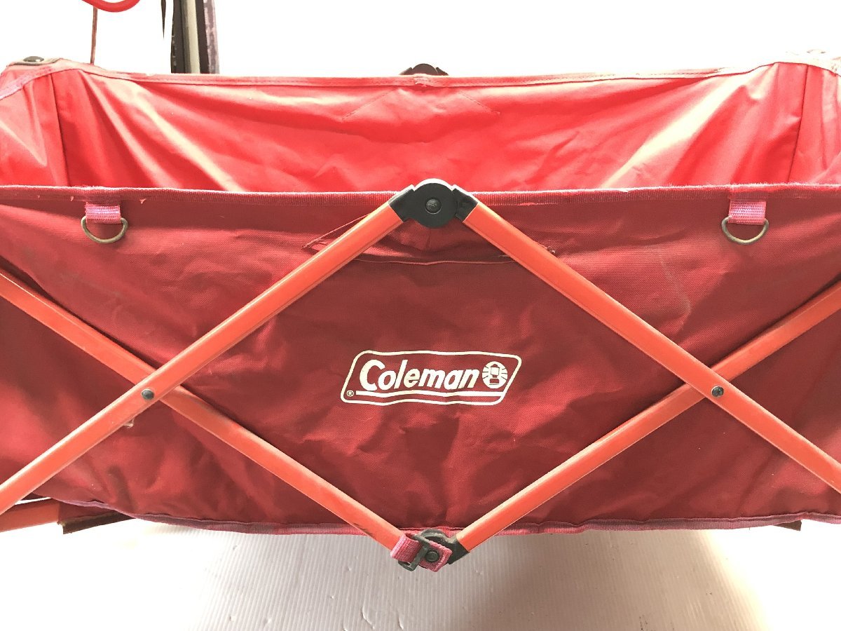 SALENEW大人気! 新品 Coleman アウトドアワゴン レッド - 通販