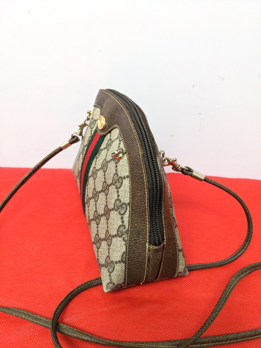 ヤフオク! - 美品 極希少!Gucci シェリーライン 2wayショルダ...
