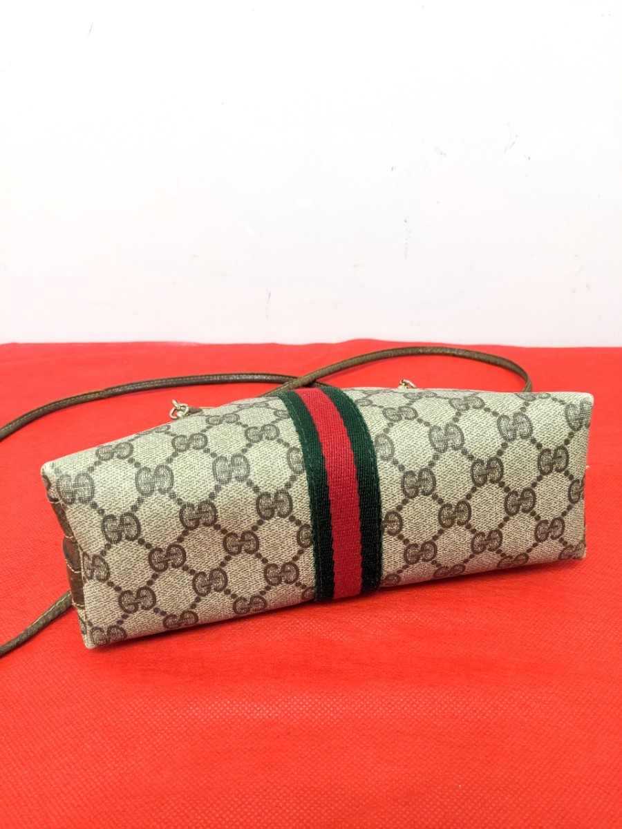 ヤフオク! - 美品 極希少!Gucci シェリーライン 2wayショルダ...