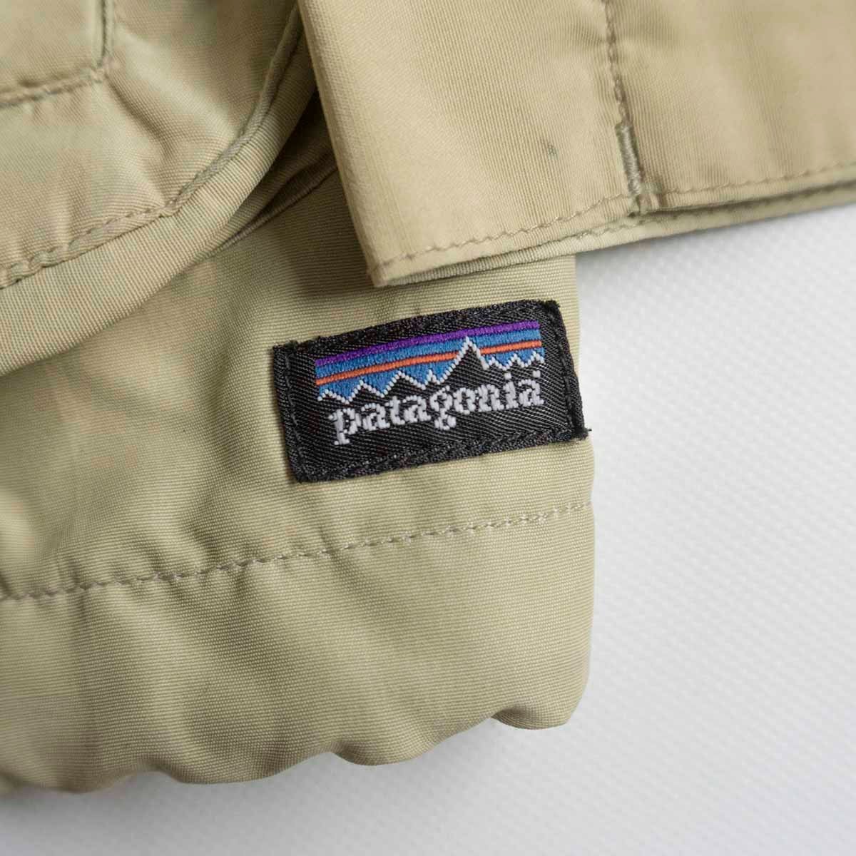【希少】PATAGONIA【90s baggies jacket】XS ベージュ バギーズ ナイロン ジャケット y2304048_画像4