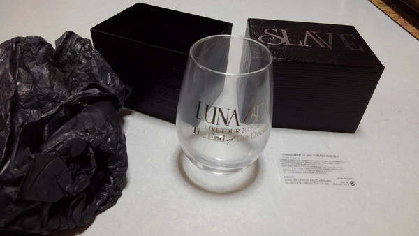 □　ルナシー　LUNA SEA　【　the end of the dream 武道館 FC限定席配布　グラス　色シルバー 】　新品♪　箱入り♪_画像1