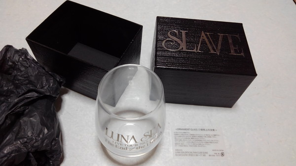 □　ルナシー　LUNA SEA　【　the end of the dream 武道館 FC限定席配布　グラス　色シルバー 】　新品♪　箱入り♪_画像2