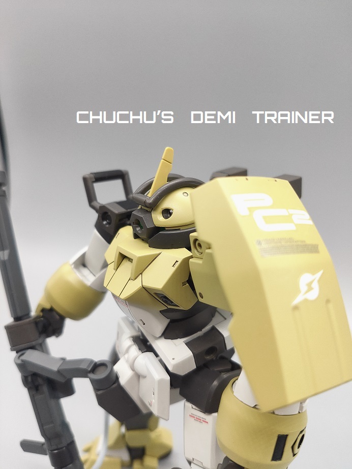 HG 1/144 デミトレーナー(チュチュ専用機) 塗装完成品 ガンプラ 全塗装