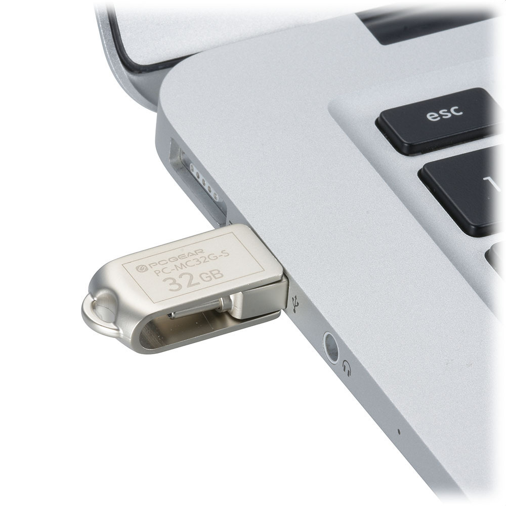 USBメモリー 32GB TypeC&TypeA対応 PCGEAR｜PC-MC32G-S 01-0063 オーム電機_画像6