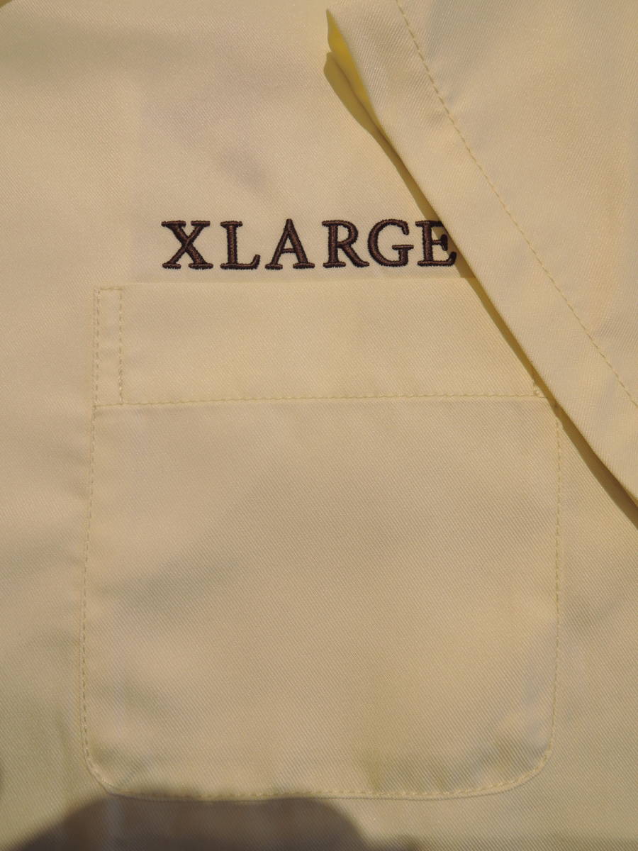 X-LARGE XLARGE エクストララージ BOWLING CLUB S/S SHIRT シャツ オフホワイト Lサイズ 人気商品 _画像3