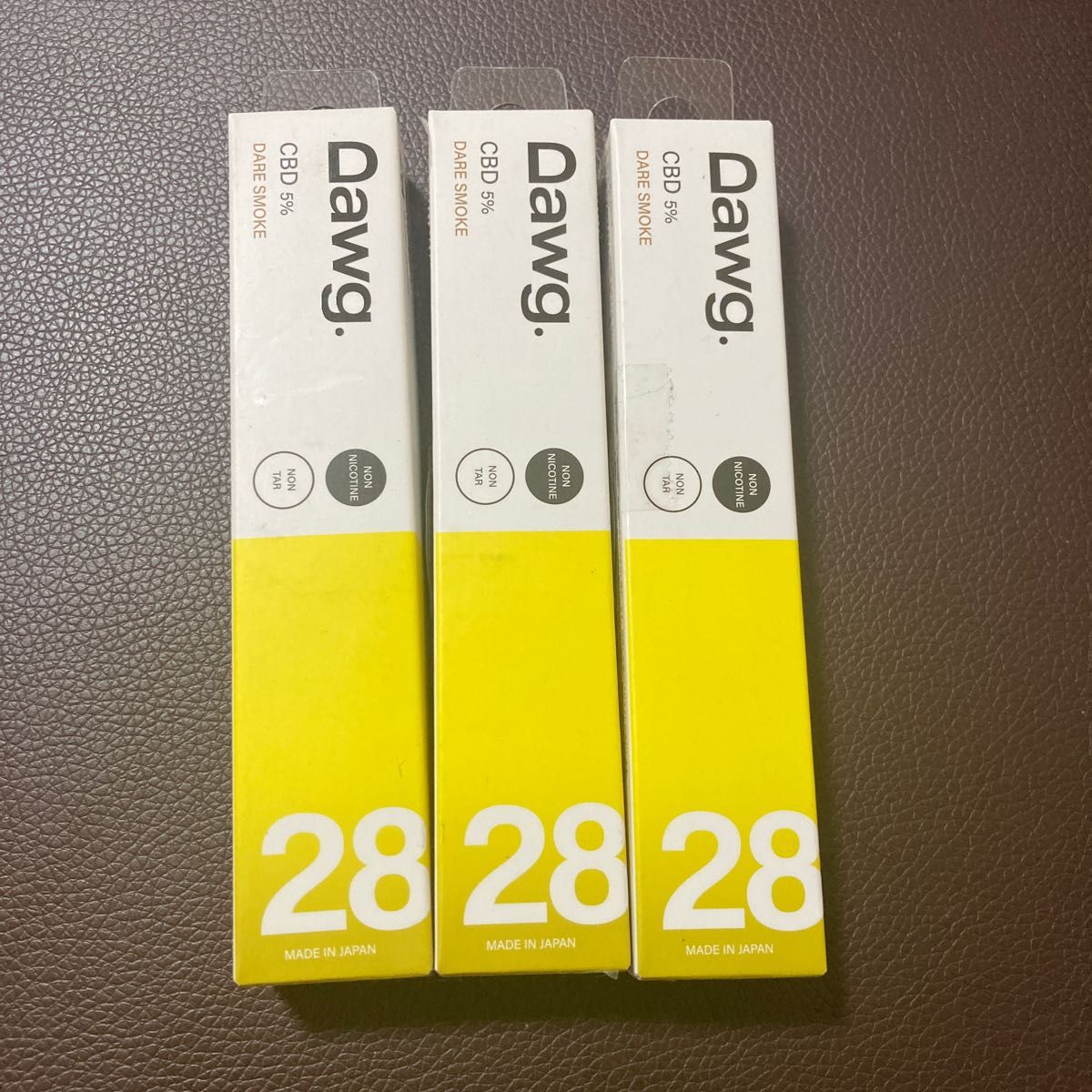 【3本セット】）Dawg. CBD ペン ダレスモーク VAPE 使捨 50mg 日本製