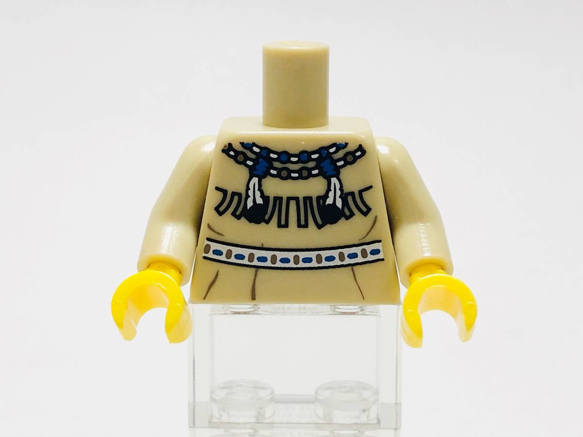 【新品未使用】レゴ LEGO ミニフィグ トルソー ボディ 124 インディアンの画像1