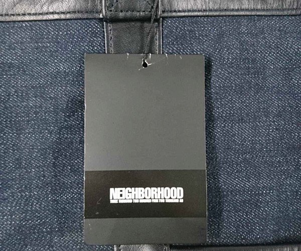 NEIGHBORHOOD ネイバーフッド ×PORTER 初期 ハンドル レザー デニム
