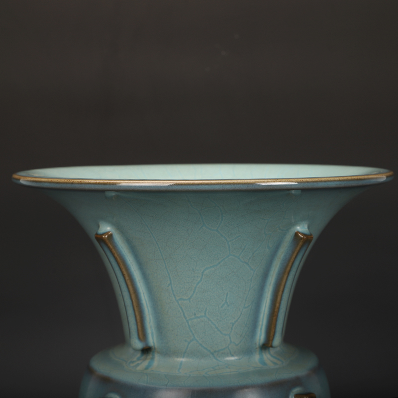 宋代汝窯天藍釉古磁尊| paradaabogados.com