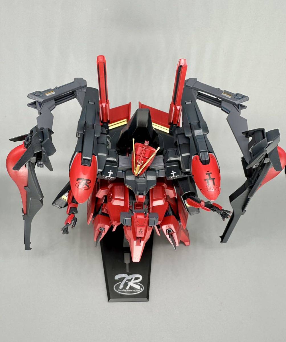 ＨＧ 1/144 ガンダムＴＲ-６［ハイゼンスレイII・ラー］（ADVANCE OF Z ティターンズの旗のもとに）　改修 塗装済 ガンプラ　完成品_画像8