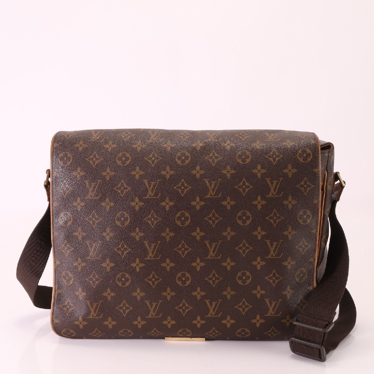 1円□美品□ルイヴィトン□モノグラム□アベス M45257 レザー