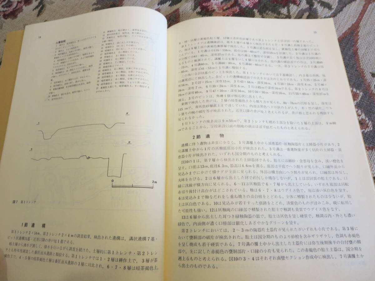 資料　久保田遺跡群他遺跡詳細分布調査報告　沖積低地の遺跡確認調査　１９７９年３月　平塚市博物館_画像8