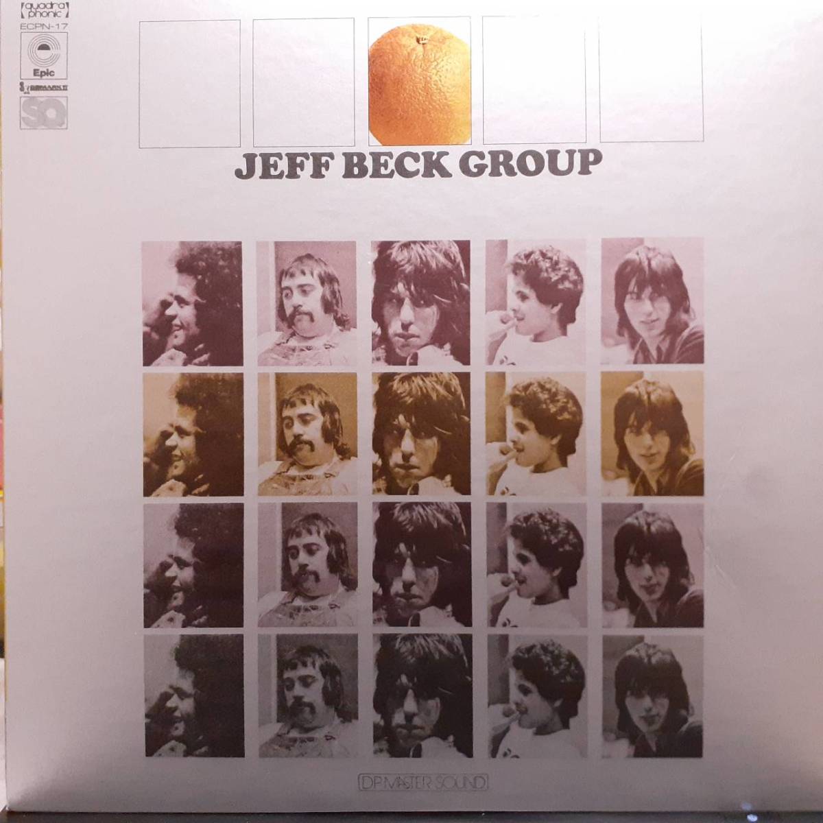 レアMIX＆ギターTAKE違い 4ch SQクアドラ盤 日本盤LP！Jeff Beck Group /ST 1972年 ECPN-17 Quadraphonic 4Channel Stereo ジェフ・ベック_画像2