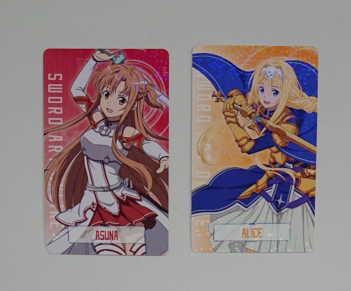 SAO* marks re Akihabara * Samurai Energie collaboration * character card *asna, Alice 