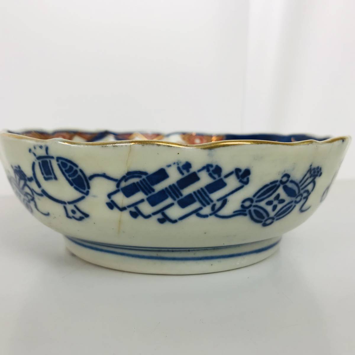 N9798 古伊万里 伊万里 39枚 直径15cm なます皿 骨董 寺院 時代物 古