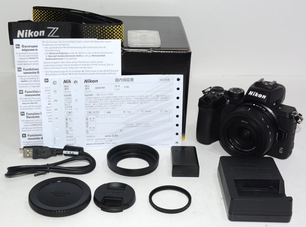 ☆ショット枚数884回!極美品!Nikon ニコン Z50 16-50mm VR レンズ