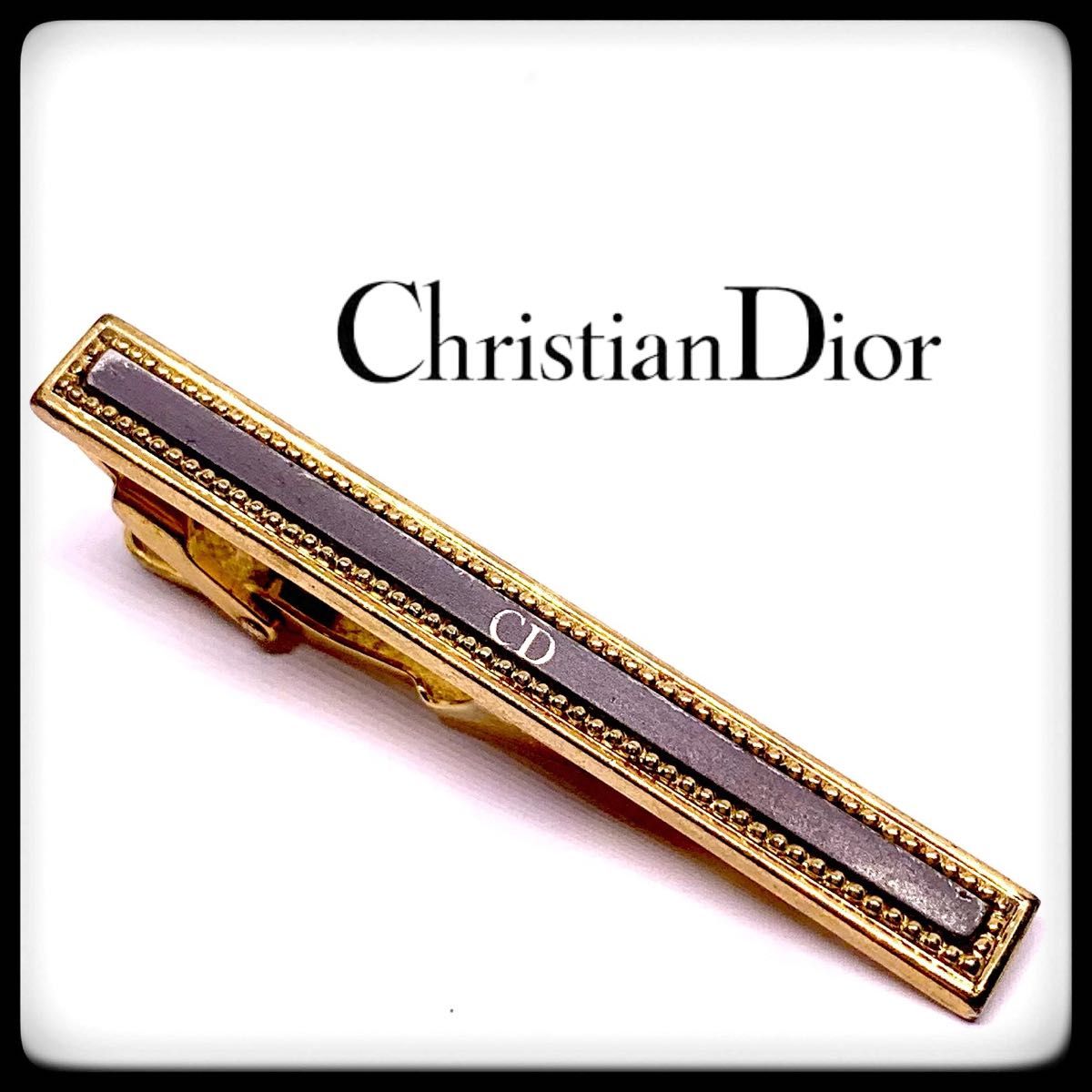 ディオール Christian Dior ネクタイピン ゴールド シルバー ディオール Christian Dior ネクタイピン ゴールド シルバー