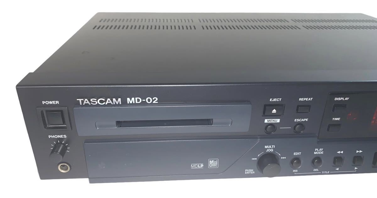 稀少品 TASCAM タスカム MD-02 MDレコーダー-