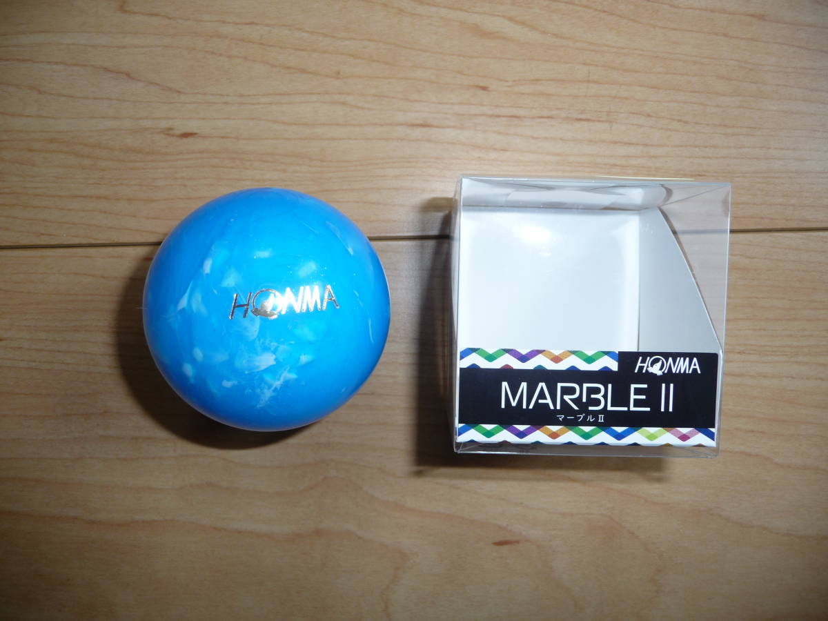 ホンマ MARBLEⅡ（マーブル2）ブルー パークゴルフボール HONMAの画像1