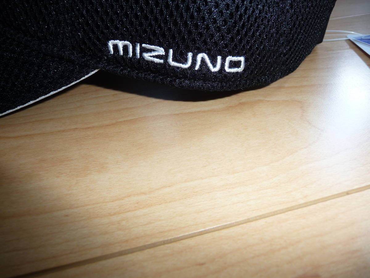 10%off! MIZUNO double russell mesh cap black E2MWA006