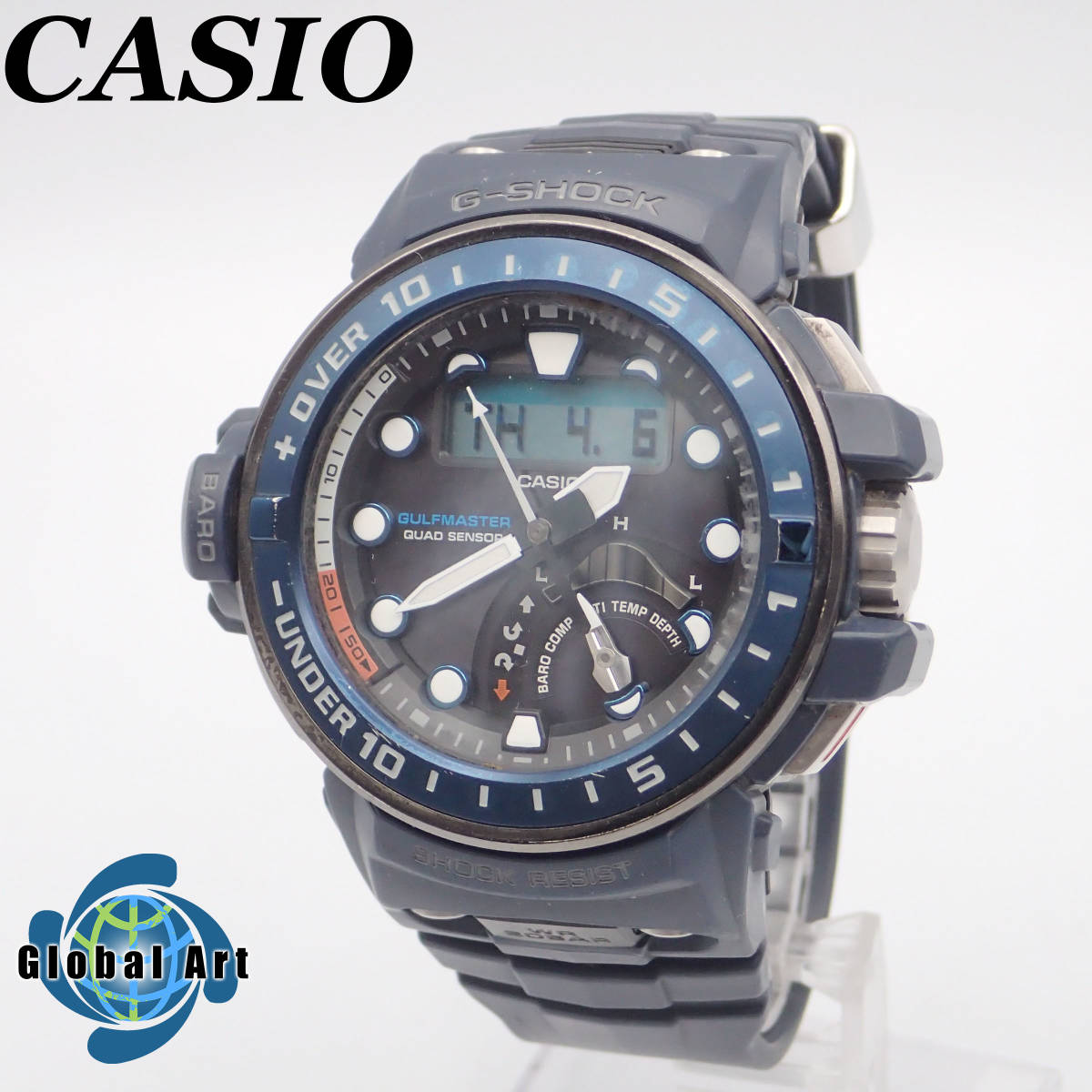 う04022 CASIO カシオ G-SHOCK ガルフマスター 電波ソーラー メンズ