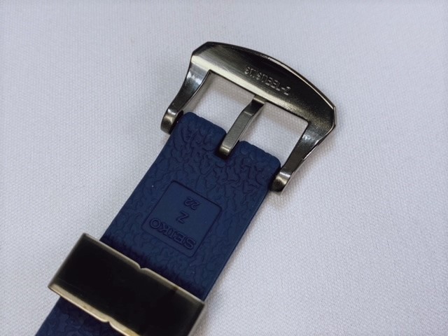 R02F014N0 SEIKO Prospex 22mm original silicon band dark blue SBDY025/4R35-01X0 other for cat pohs free shipping 