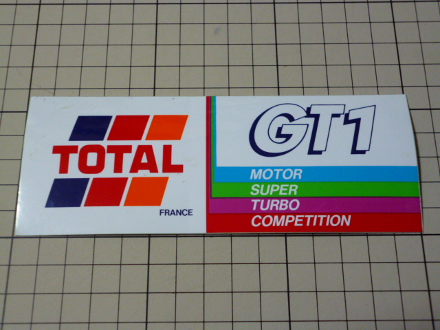 TOTAL GT1 ステッカー (150×56mm) トタル_画像1