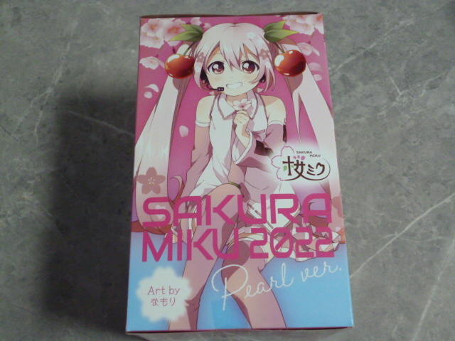  Hatsune Miku .-.. stopper figure Sakura Miku 2022 pearl ver Hatsune Miku FuRyu(f dragon )