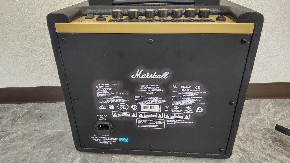 珍しい Marshall マーシャルMG100FX ギターアンプ フットスイッチ