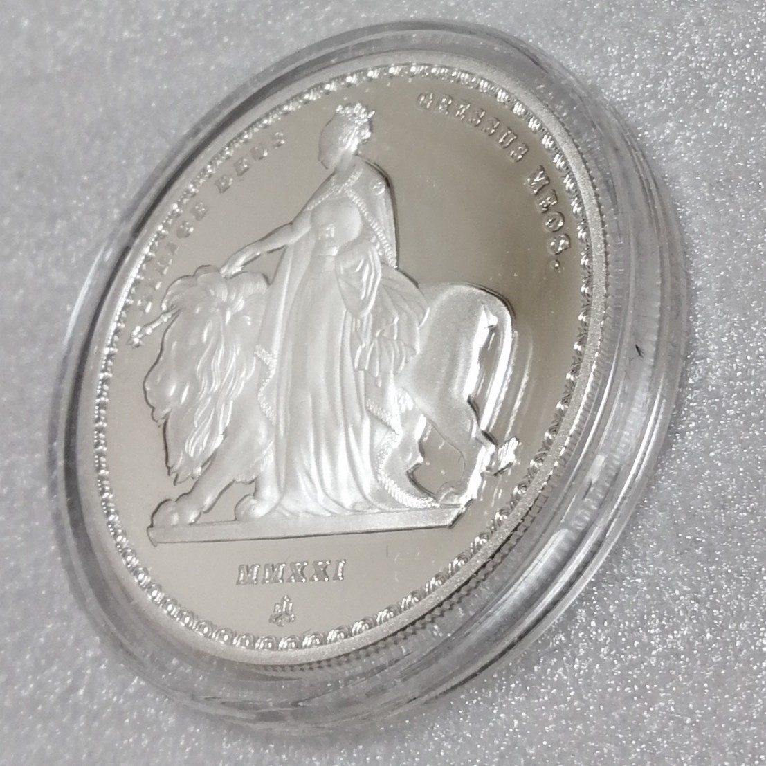 セントヘレナ 2021 ウナとライオン 銀貨 プルーフ マスターピース