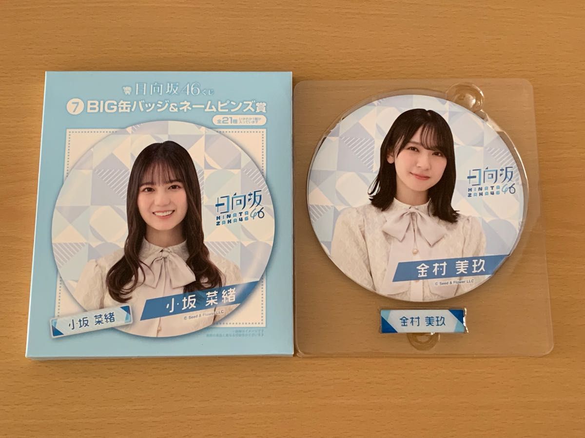 日向坂46 金村美玖 ローソン くじ BIG缶バッジ