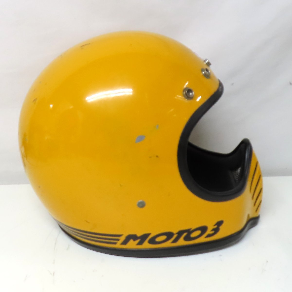 70's BELL ベル フルフェイス ビンテージヘルメット MOTO3 オートバイ