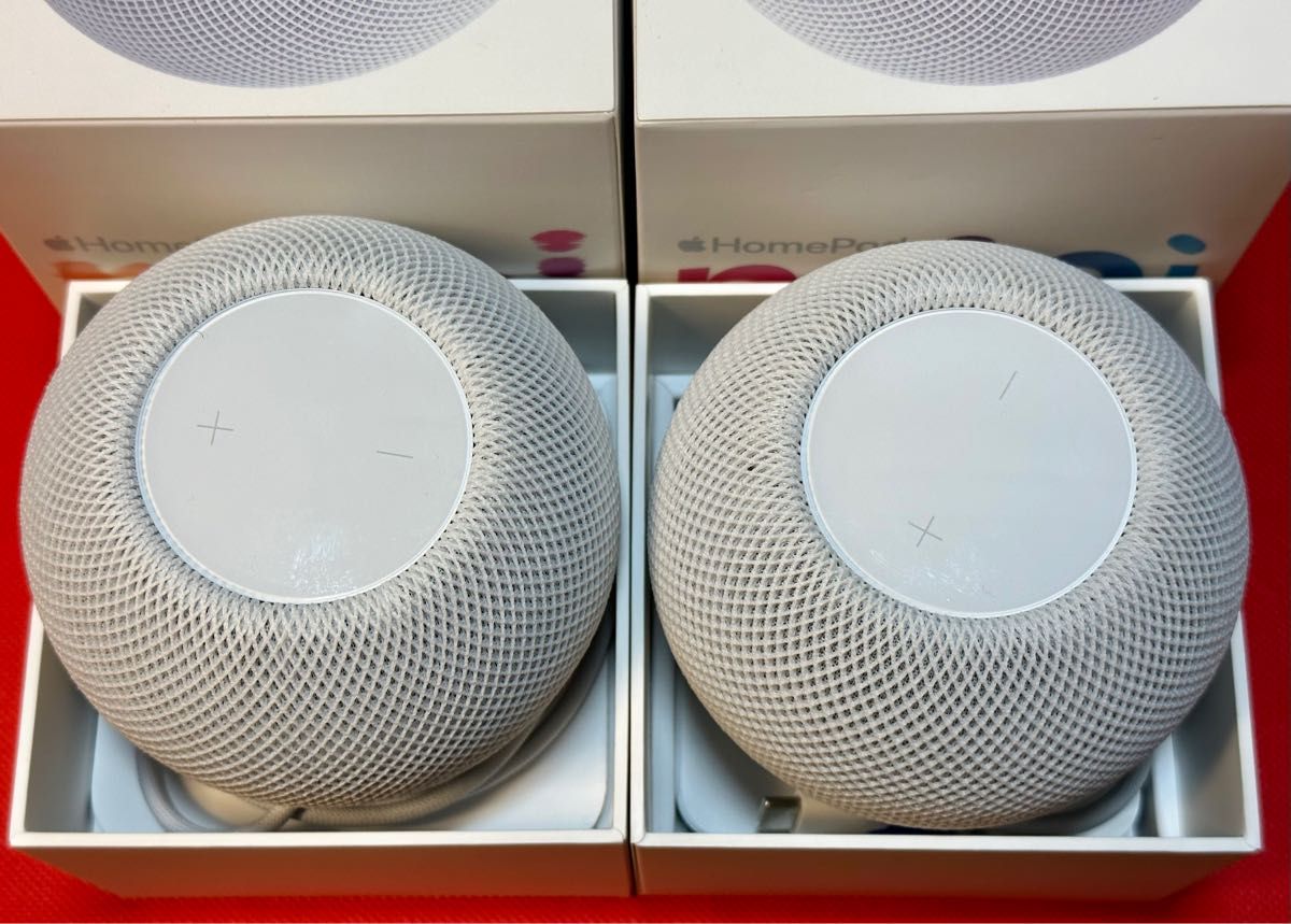 2台セット Apple HomePod mini ホワイト ペア｜PayPayフリマ