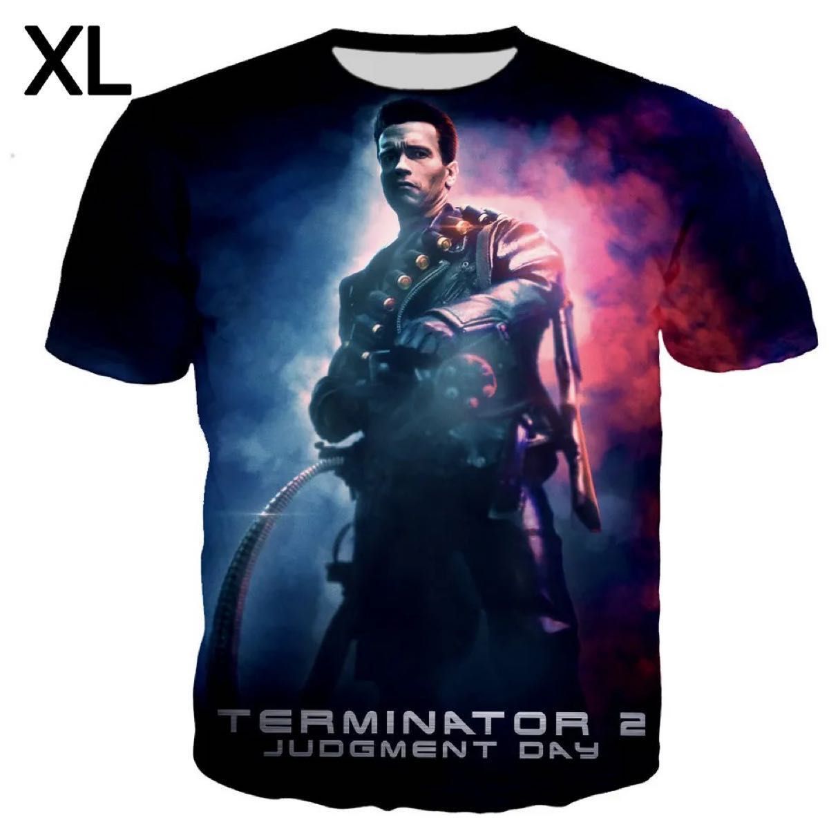 【新品・未使用】ターミネーター2 TERMINATOR 2: JUDGMENT DAY プリント Tシャツ No:TE02