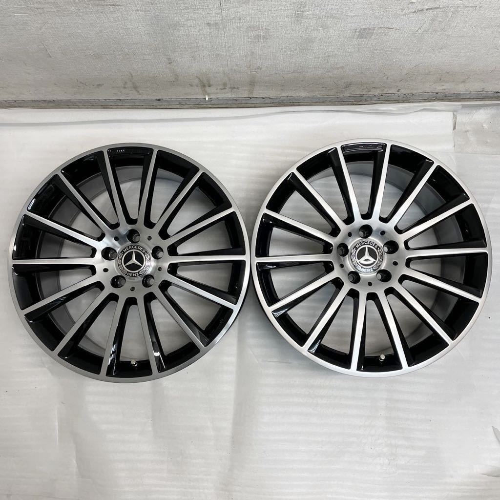 美品☆メルセデスベンツ☆W463 Gクラス.Cクラス.Sクラス等☆AMGタイプ社外ホイール☆19インチ☆2本SET☆8.5J+36