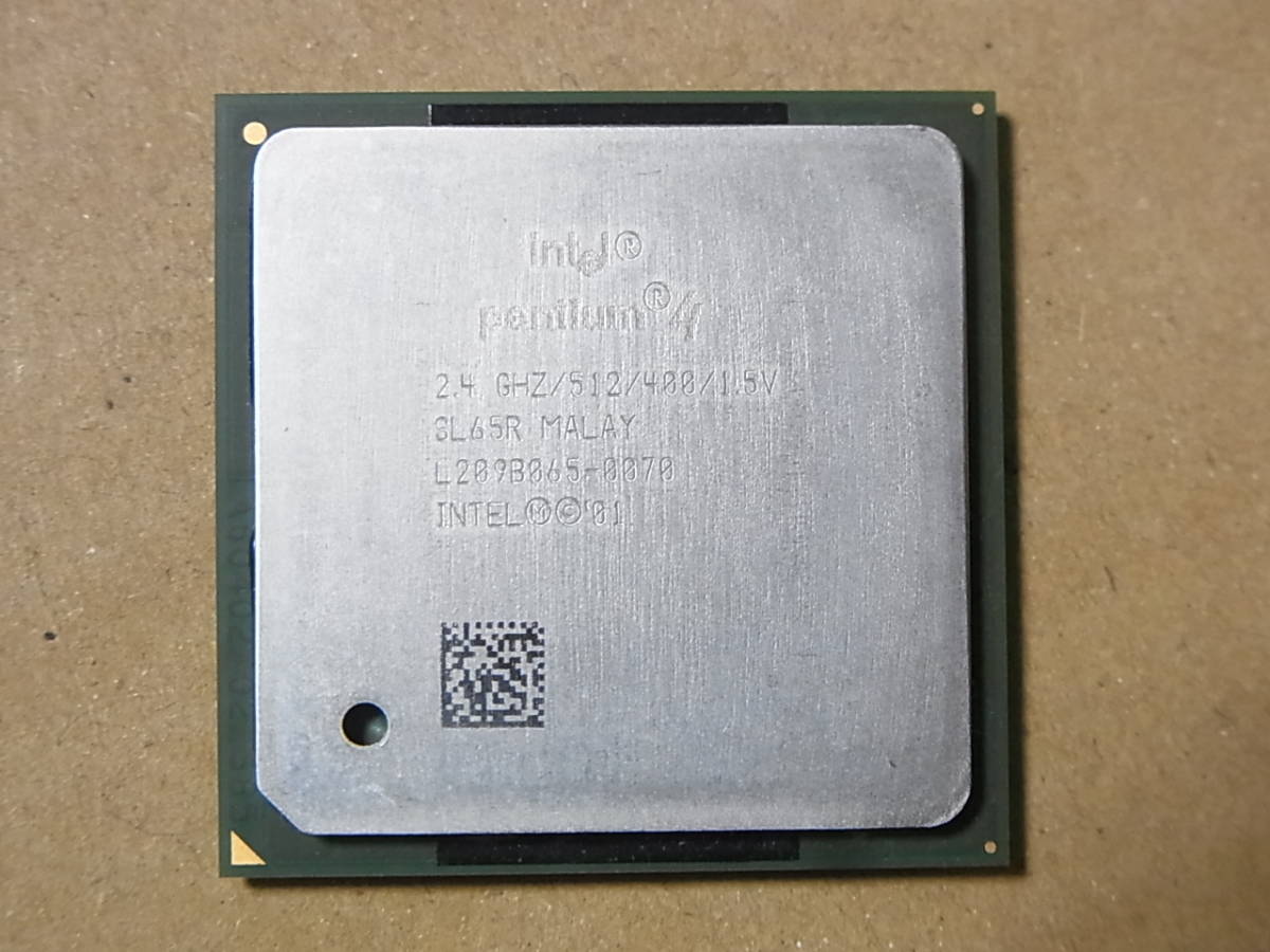 ■Intel Pentium4 2.40GHz、FSB:400 2.4GHz/512/400/1.5V SL65R Northwood Socket478 (Ci0498)_画像1
