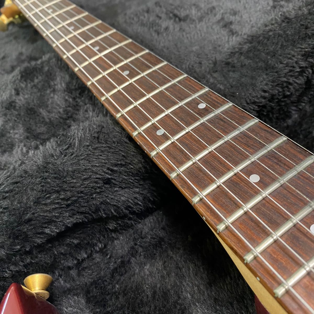 【90年代終売モデル】Fernandes FGZ-420 レッドフレイム エレキギター　フェルナンデス　