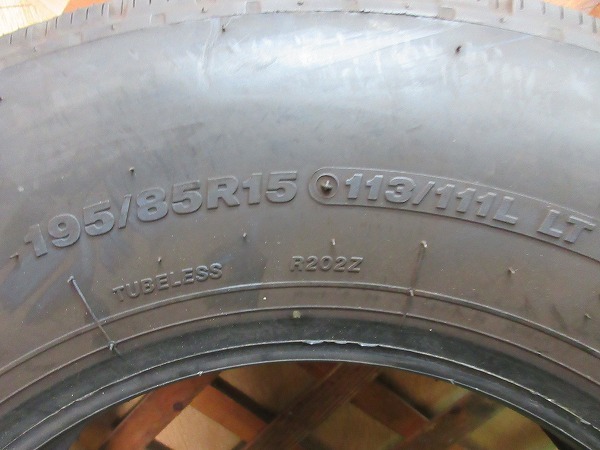 【Y929】195/85R15 113/111L ブリヂストン R202 2本セット!!_画像8