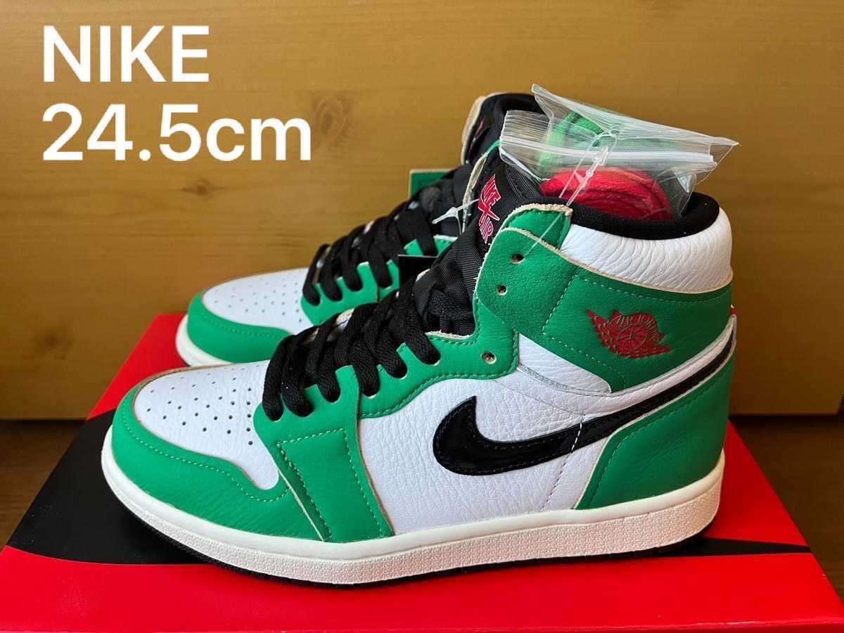 Nike WMNS Air Jordan 1 High OG ナイキ  エアジョーダン1ハイ ラッキーグリーン 24.5cm 新品