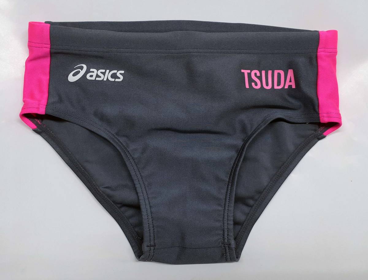 廃盤 レア 競パン 津田スイミング asics アシックス 競泳水着(Sサイズ
