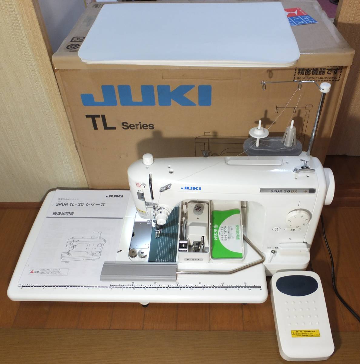9h_処分価格 動作良好 JUKI ジューキ 職業用本縫いミシン TL-25DX