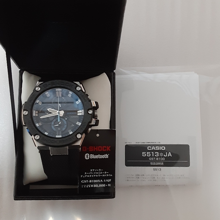 早者勝ち! 美品 G-STEEL CASIO G-SHOCK G-SHOCK GST-B300B-1AJF G