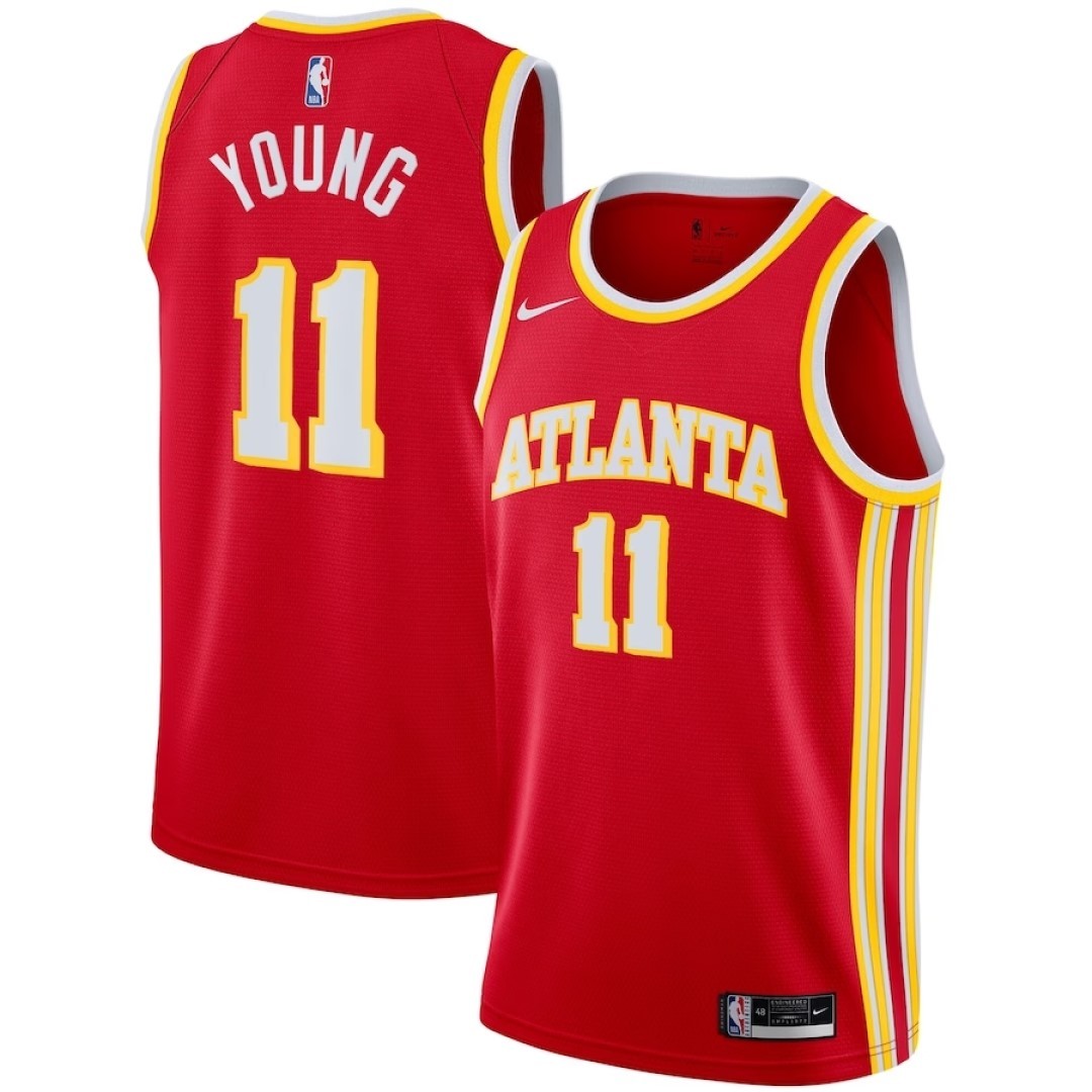 【正規品／再入荷なし】NIKE NBA スウィングマン ジャージ ユースLサイズ トレイ ヤング アイコン TRAE YOUNG ICON SWINGMAN