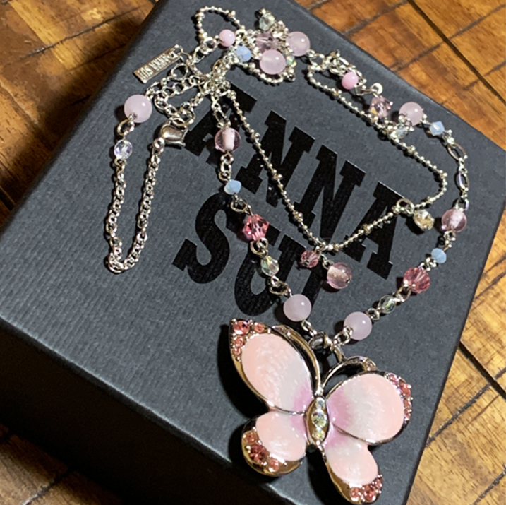 ANNA SUI アナスイ ネックレス 蝶 バタフライ Butterfly カラー