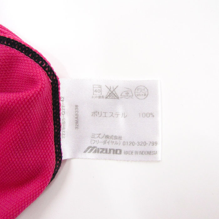ミズノ 半袖Tシャツ 無地 ワンポイントロゴ スポーツウェア トップス レディース Mサイズ ピンク MIZUNOの画像9