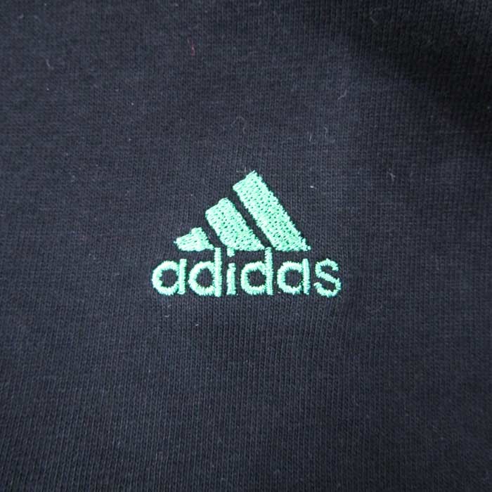 アディダス 半袖Tシャツ トリム ワンポイントロゴ スポーツウェア トップス レディース Sサイズ ブラック adidas_画像4