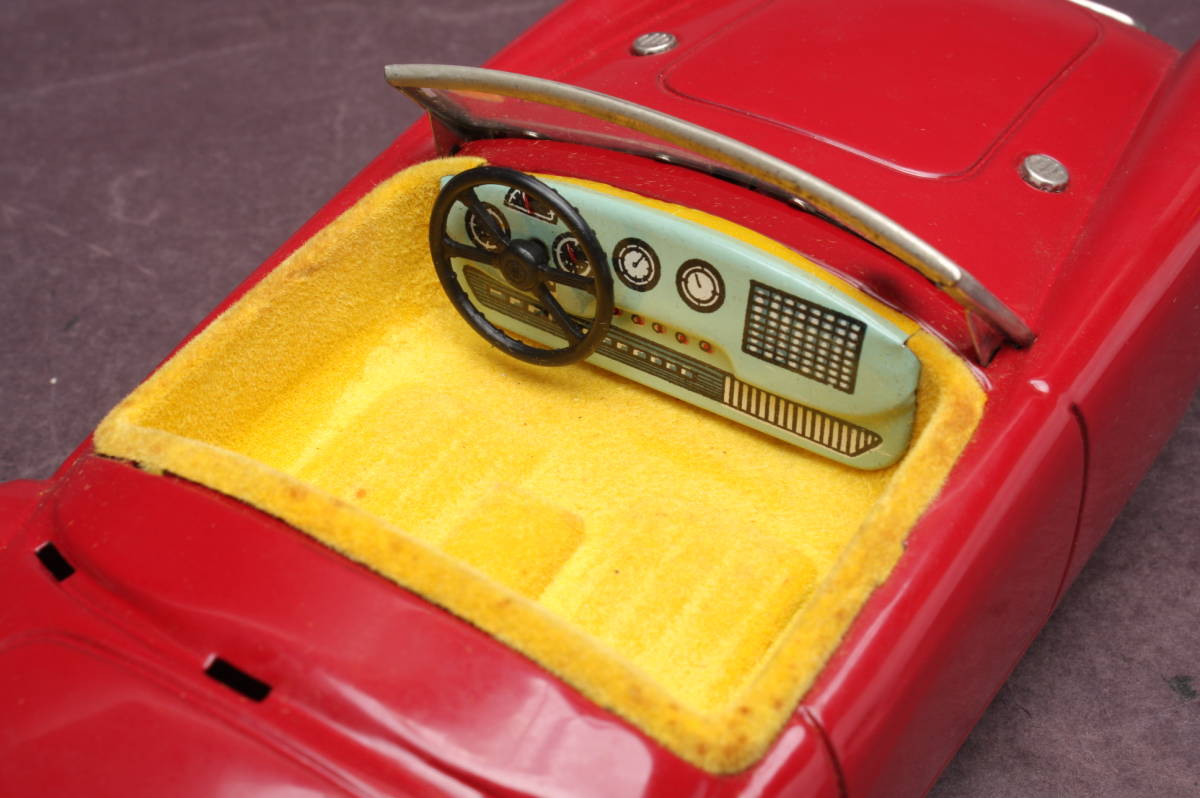 4064 当時物 レア おもちゃ ミニカー MGA1600 アサヒ玩具 1960年代 屋根付 オープンカー_画像8