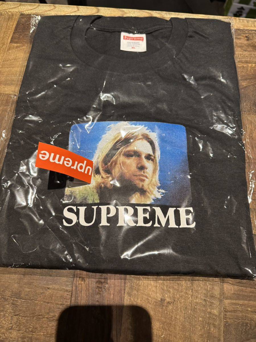 size XL 未使用品】キムタク愛用 supreme kurt cobain tee Black size XL 未使用品】キムタク愛用 supreme kurt cobain tee Black